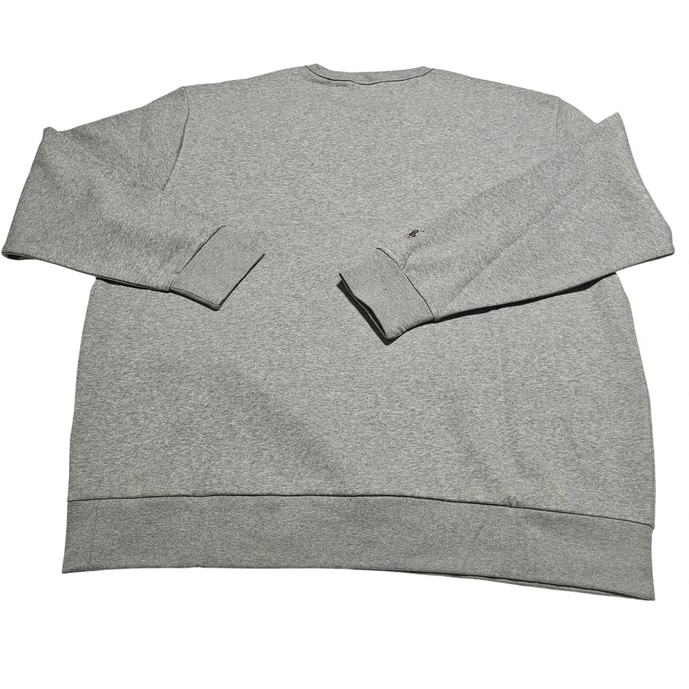 Polo Ralph Lauren Unisex Grey Crest Logo Crewneck Sweatshirt 2XB NWOT